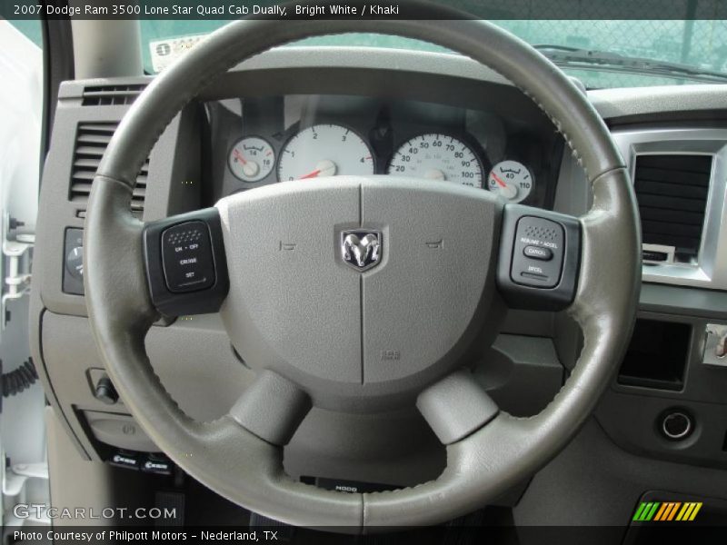  2007 Ram 3500 Lone Star Quad Cab Dually Steering Wheel
