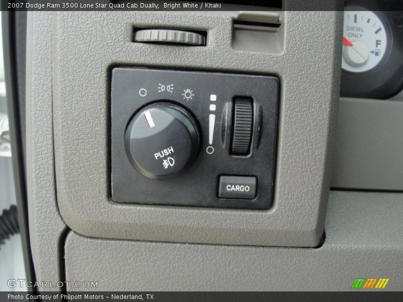 Controls of 2007 Ram 3500 Lone Star Quad Cab Dually