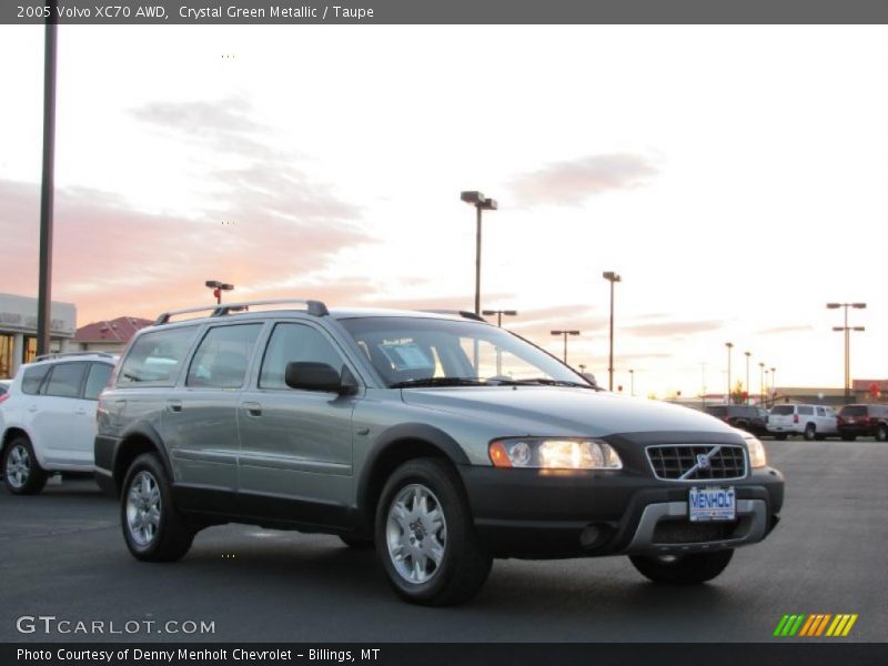 Crystal Green Metallic / Taupe 2005 Volvo XC70 AWD