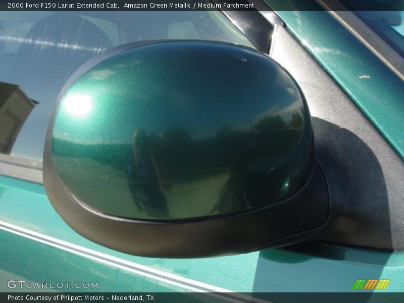 Amazon Green Metallic / Medium Parchment 2000 Ford F150 Lariat Extended Cab