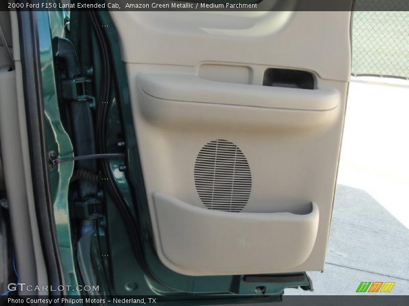 Amazon Green Metallic / Medium Parchment 2000 Ford F150 Lariat Extended Cab