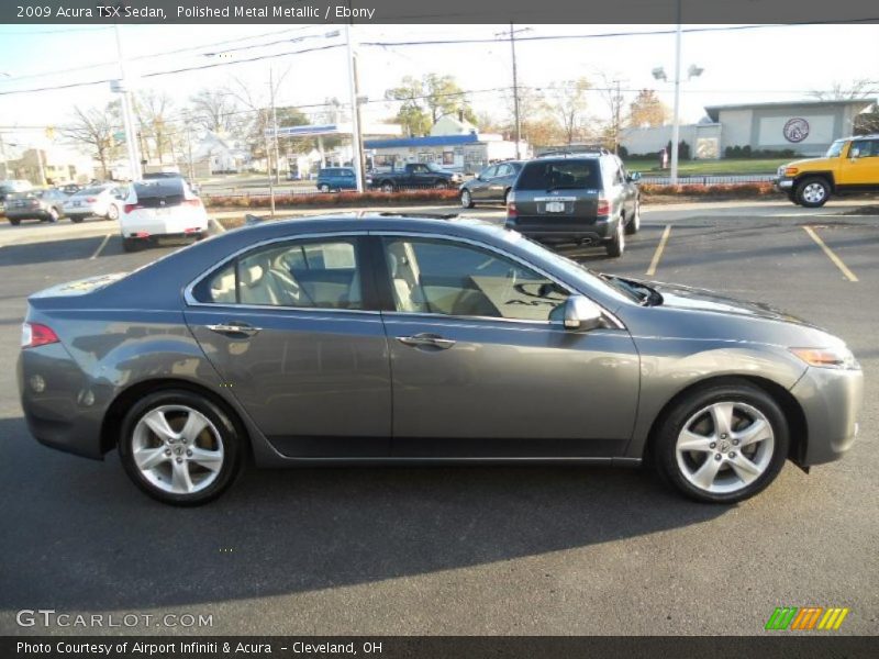 Polished Metal Metallic / Ebony 2009 Acura TSX Sedan