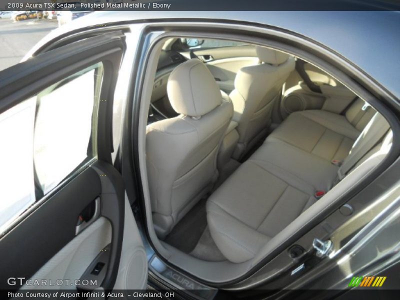 Polished Metal Metallic / Ebony 2009 Acura TSX Sedan