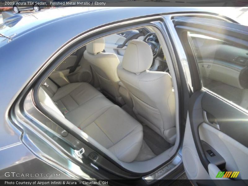 Polished Metal Metallic / Ebony 2009 Acura TSX Sedan