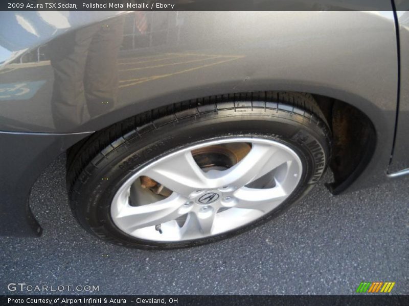 Polished Metal Metallic / Ebony 2009 Acura TSX Sedan