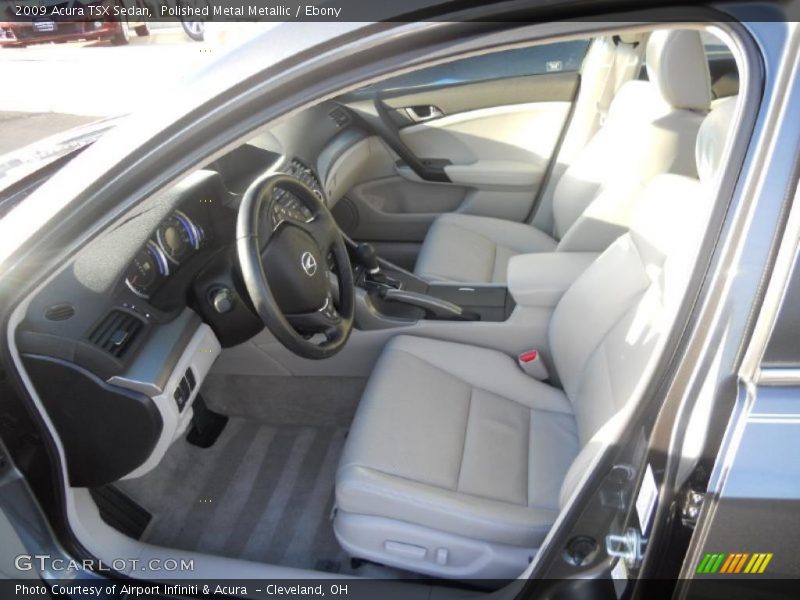 Polished Metal Metallic / Ebony 2009 Acura TSX Sedan