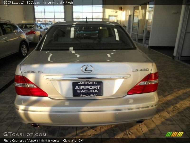 Mercury Metallic / Ash 2005 Lexus LS 430 Sedan