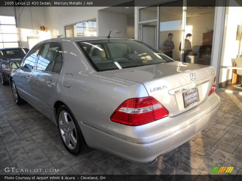 Mercury Metallic / Ash 2005 Lexus LS 430 Sedan