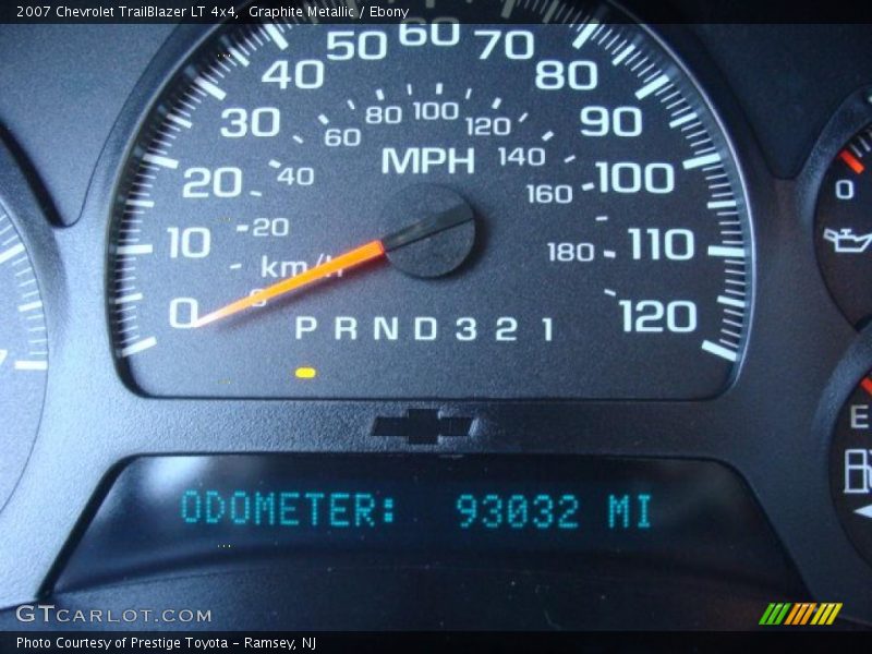 Graphite Metallic / Ebony 2007 Chevrolet TrailBlazer LT 4x4