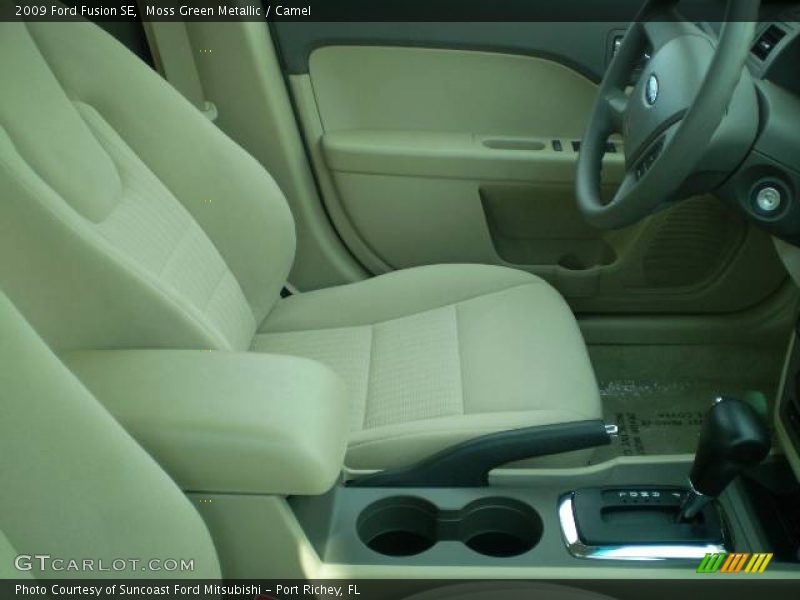 Moss Green Metallic / Camel 2009 Ford Fusion SE