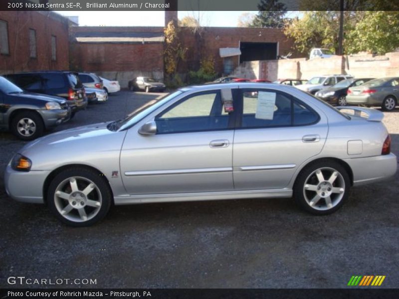 Brilliant Aluminum / Charcoal 2005 Nissan Sentra SE-R