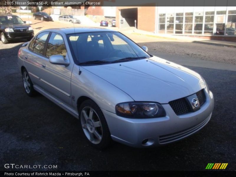 Brilliant Aluminum / Charcoal 2005 Nissan Sentra SE-R