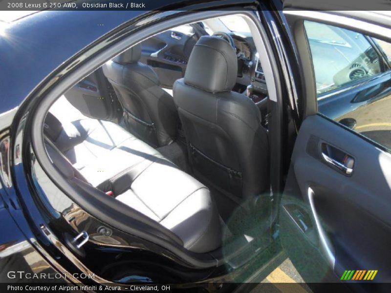 Obsidian Black / Black 2008 Lexus IS 250 AWD