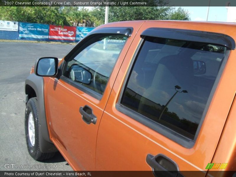 Sunburst Orange Metallic / Light Cashmere 2007 Chevrolet Colorado LT Crew Cab