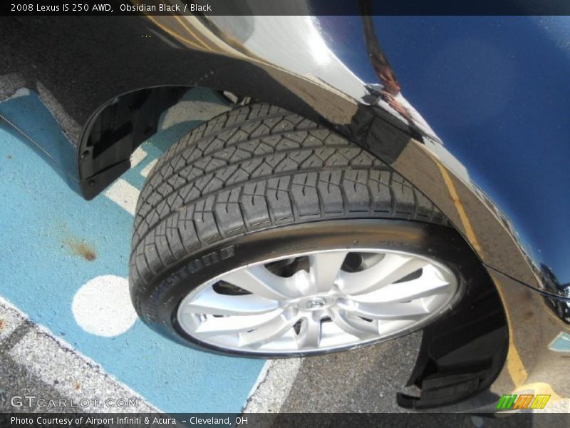 Obsidian Black / Black 2008 Lexus IS 250 AWD