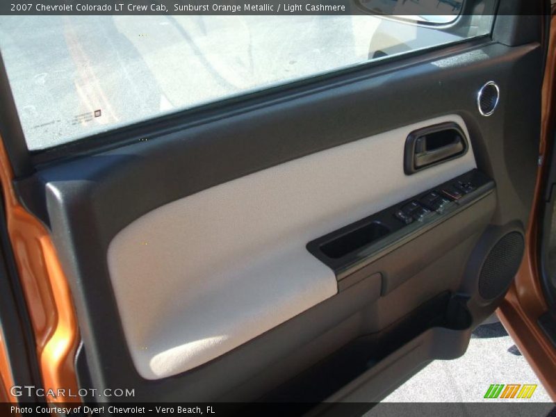 Sunburst Orange Metallic / Light Cashmere 2007 Chevrolet Colorado LT Crew Cab