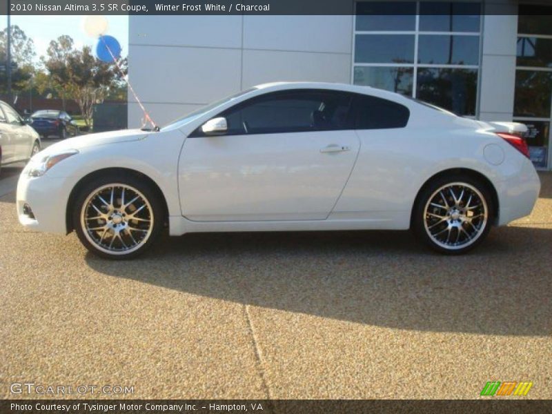 Winter Frost White / Charcoal 2010 Nissan Altima 3.5 SR Coupe