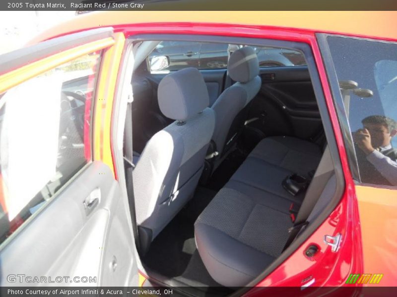 Radiant Red / Stone Gray 2005 Toyota Matrix