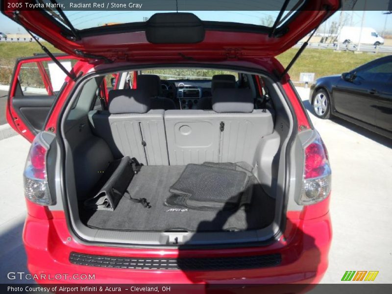 Radiant Red / Stone Gray 2005 Toyota Matrix