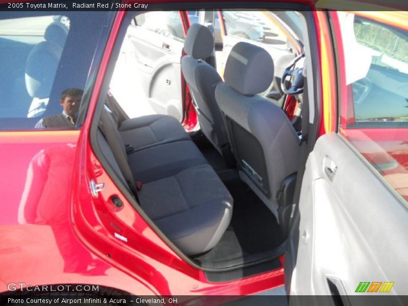Radiant Red / Stone Gray 2005 Toyota Matrix