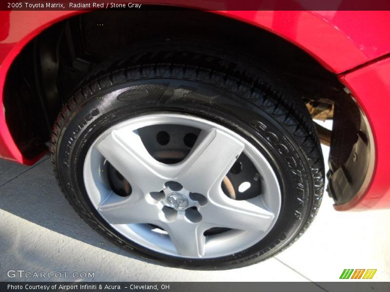 Radiant Red / Stone Gray 2005 Toyota Matrix