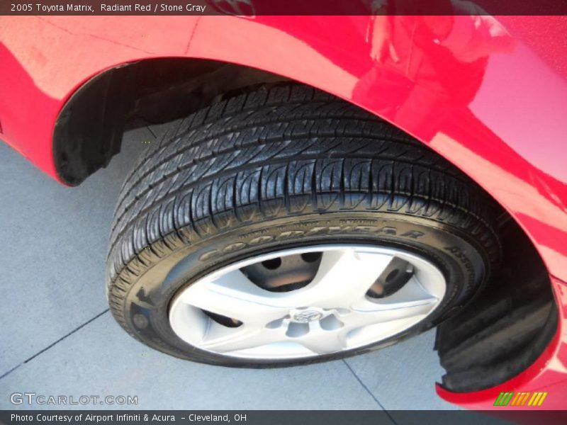 Radiant Red / Stone Gray 2005 Toyota Matrix
