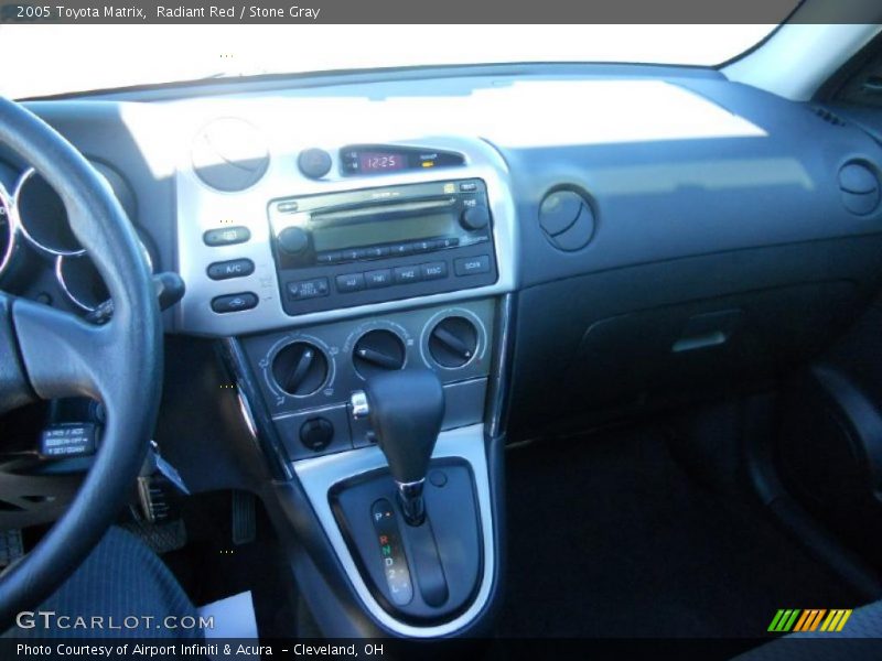 Radiant Red / Stone Gray 2005 Toyota Matrix