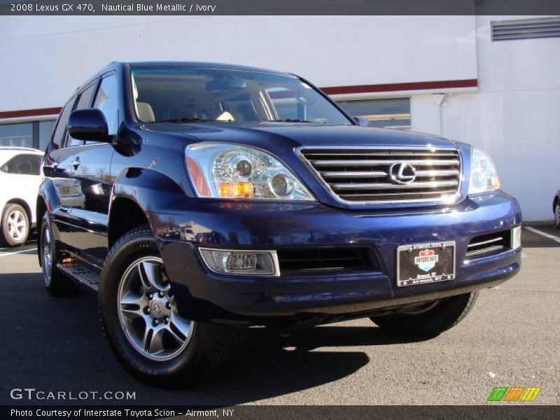 Nautical Blue Metallic / Ivory 2008 Lexus GX 470