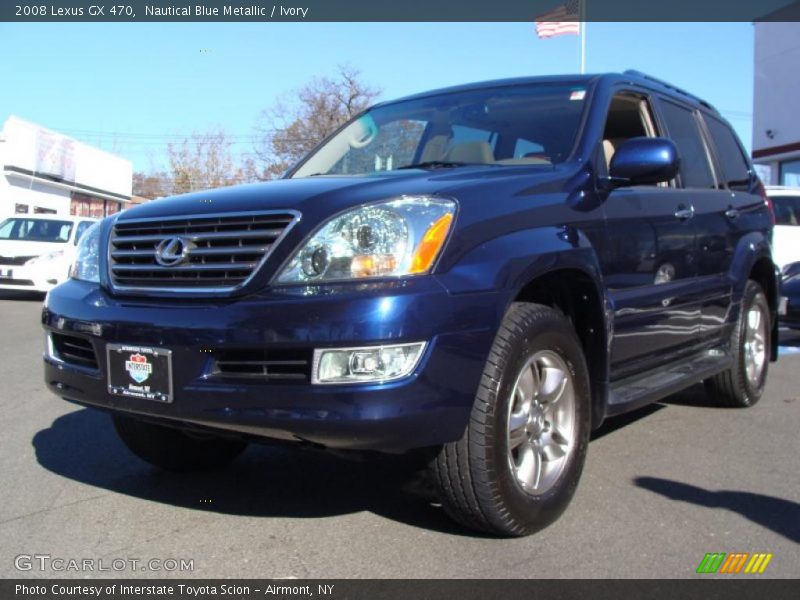 Nautical Blue Metallic / Ivory 2008 Lexus GX 470