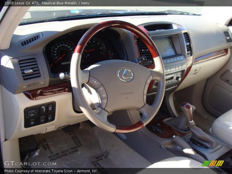 Nautical Blue Metallic / Ivory 2008 Lexus GX 470