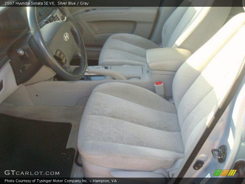 Silver Blue / Gray 2007 Hyundai Sonata SE V6