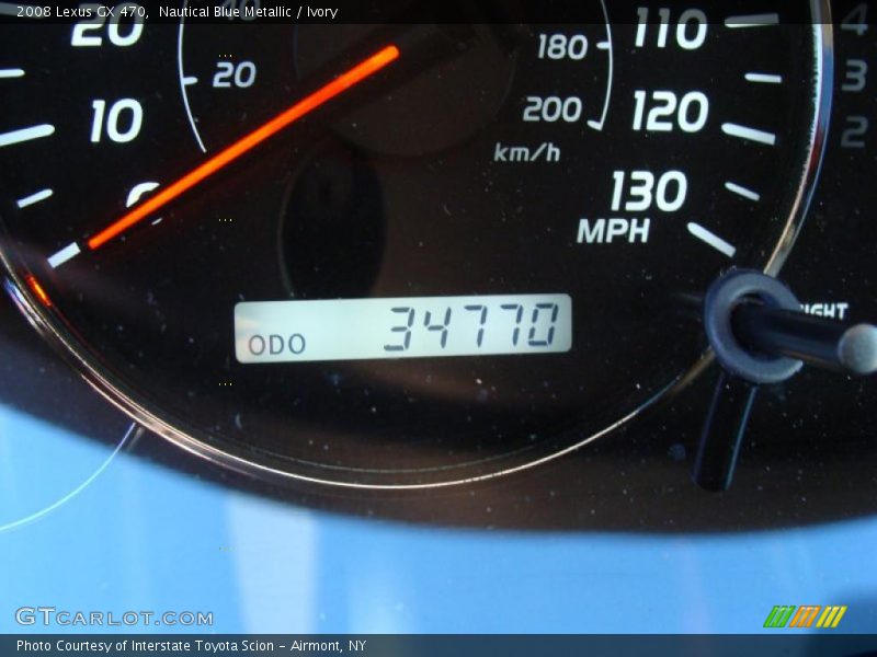 Nautical Blue Metallic / Ivory 2008 Lexus GX 470