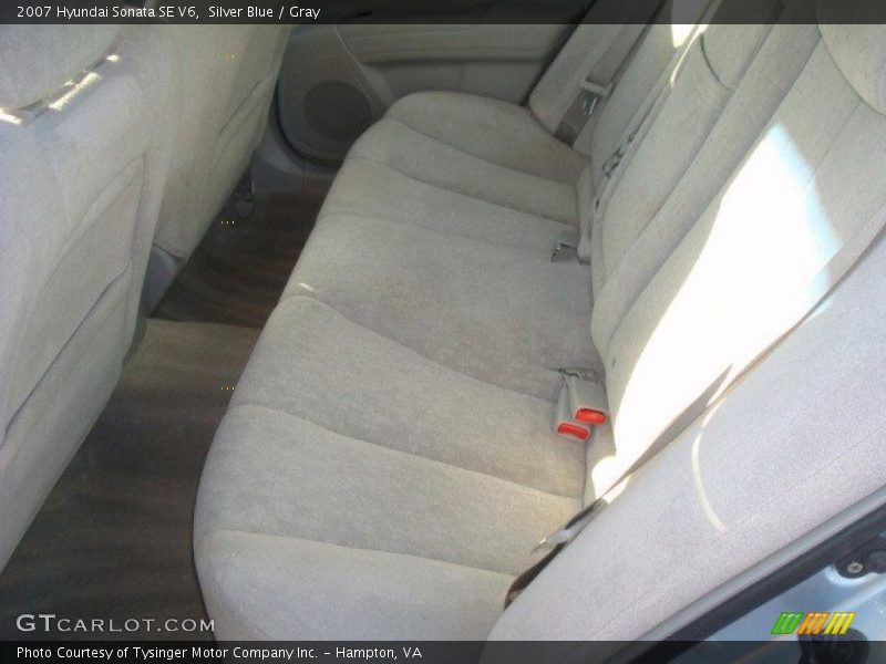 Silver Blue / Gray 2007 Hyundai Sonata SE V6