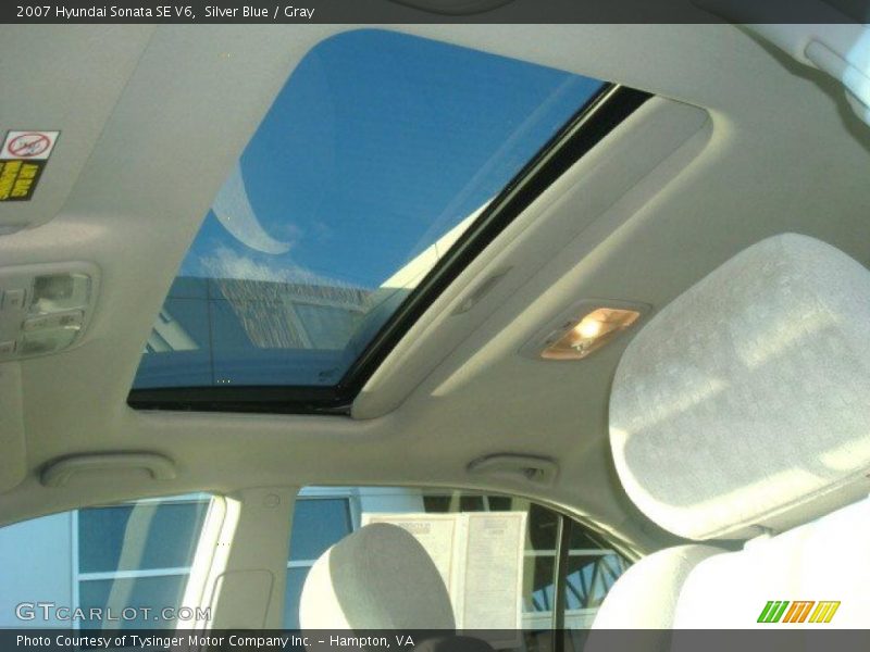 Silver Blue / Gray 2007 Hyundai Sonata SE V6
