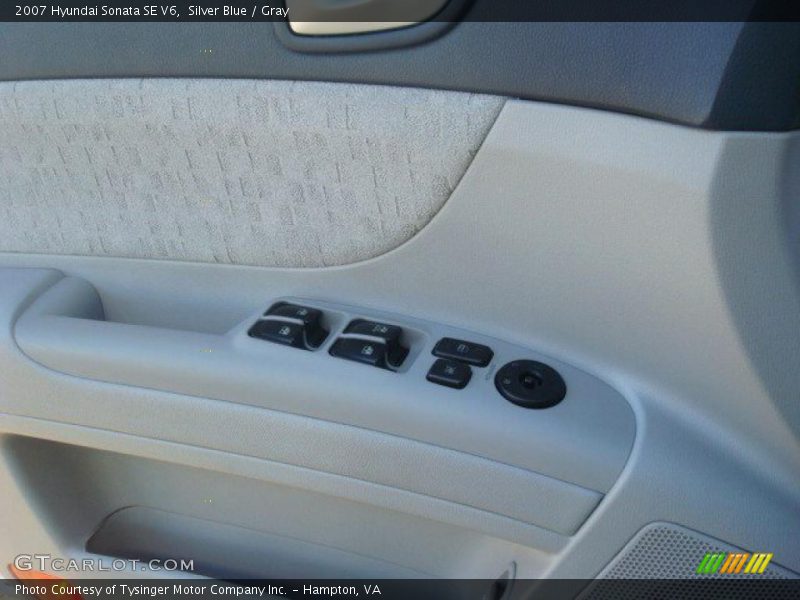 Silver Blue / Gray 2007 Hyundai Sonata SE V6