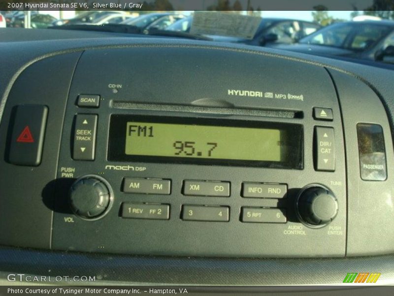 Silver Blue / Gray 2007 Hyundai Sonata SE V6