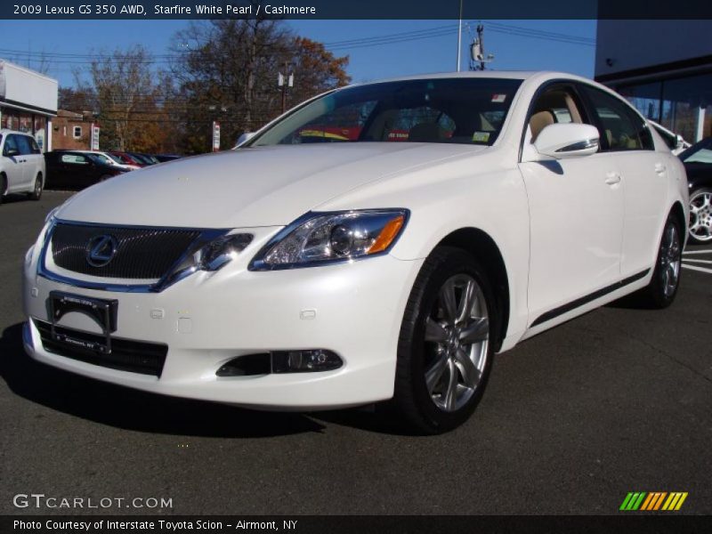 Starfire White Pearl / Cashmere 2009 Lexus GS 350 AWD