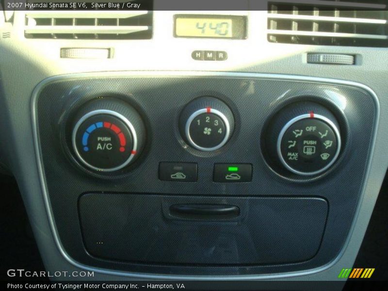 Silver Blue / Gray 2007 Hyundai Sonata SE V6
