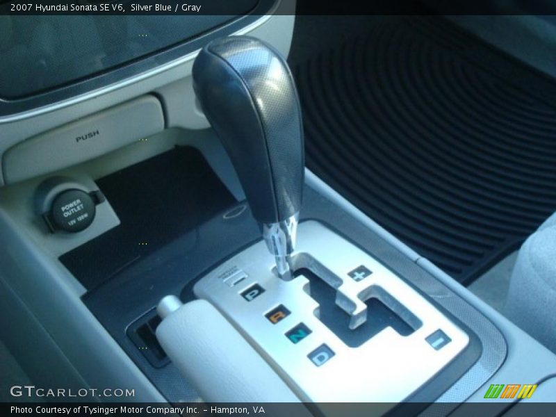 Silver Blue / Gray 2007 Hyundai Sonata SE V6
