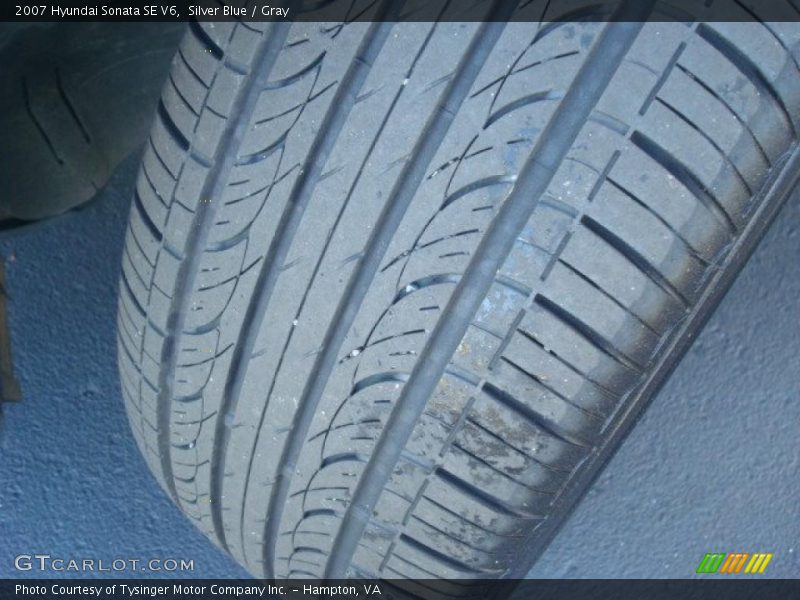 Silver Blue / Gray 2007 Hyundai Sonata SE V6