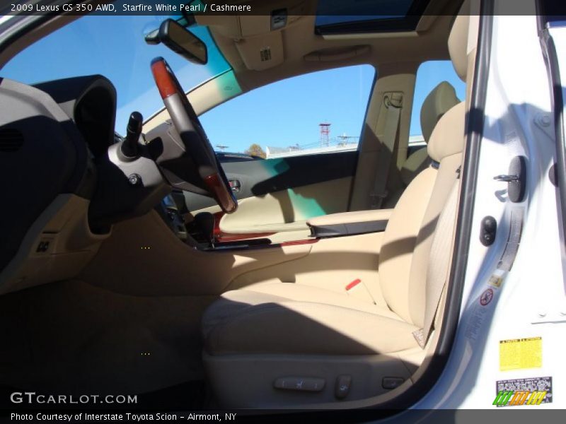 Starfire White Pearl / Cashmere 2009 Lexus GS 350 AWD
