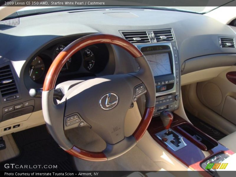 Starfire White Pearl / Cashmere 2009 Lexus GS 350 AWD