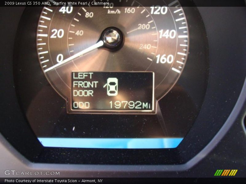 Starfire White Pearl / Cashmere 2009 Lexus GS 350 AWD