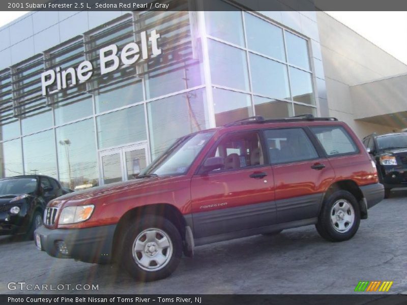 Sedona Red Pearl / Gray 2001 Subaru Forester 2.5 L