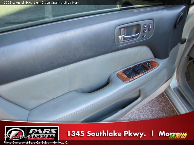 Light Green Opal Metallic / Ivory 1998 Lexus LS 400