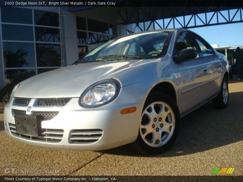 Bright Silver Metallic / Dark Slate Gray 2003 Dodge Neon SXT