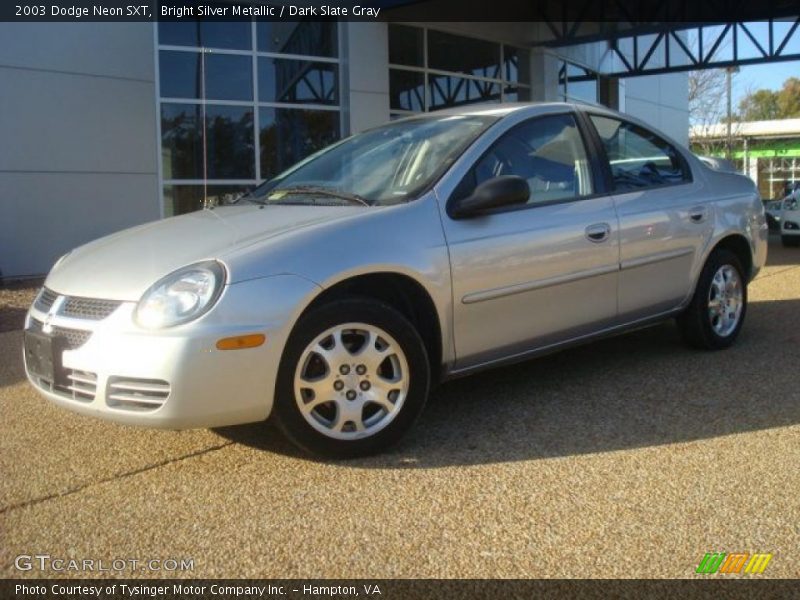 Bright Silver Metallic / Dark Slate Gray 2003 Dodge Neon SXT