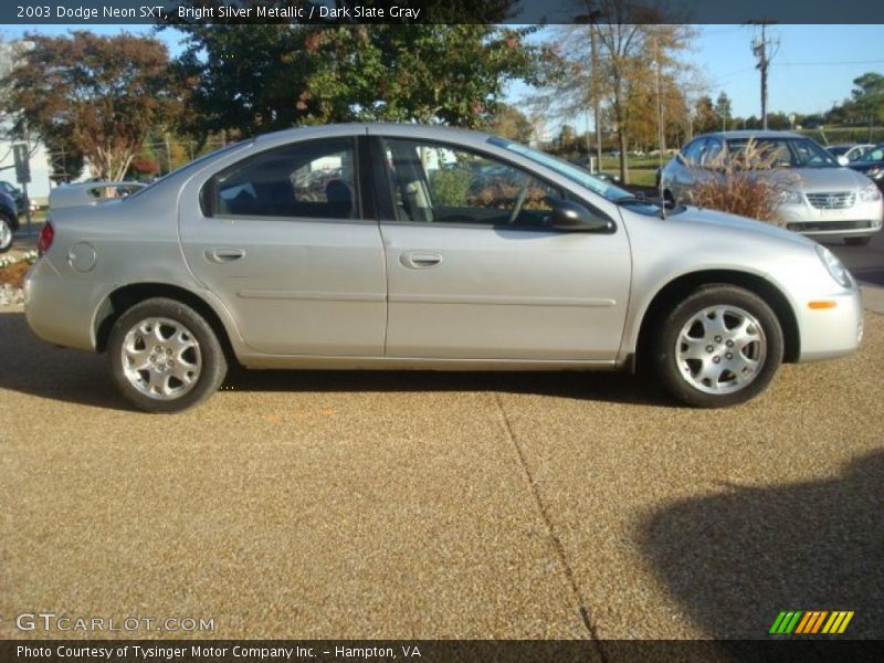 Bright Silver Metallic / Dark Slate Gray 2003 Dodge Neon SXT