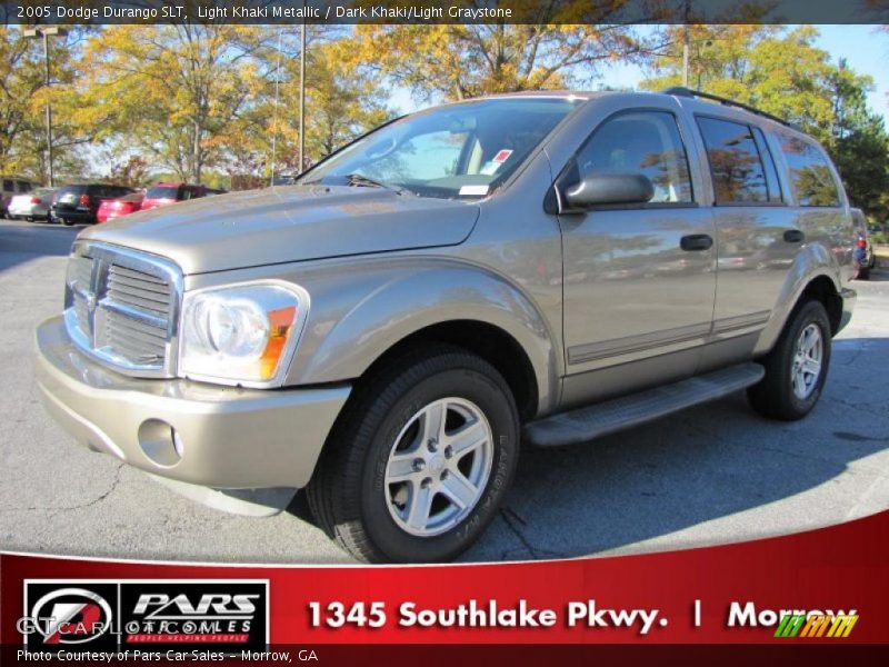 Light Khaki Metallic / Dark Khaki/Light Graystone 2005 Dodge Durango SLT