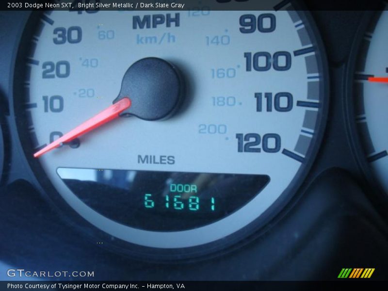 Bright Silver Metallic / Dark Slate Gray 2003 Dodge Neon SXT